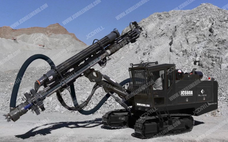 JCDRILL JC660A Integrated DTH Rock Blasting Drill Rig