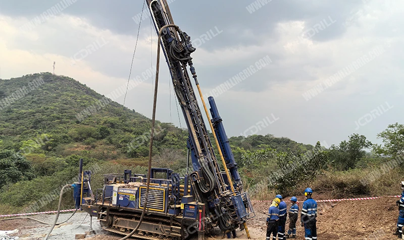 The application of reverse circulation (RC) drilling machines with automatic rod exchanging systems in African mining fields