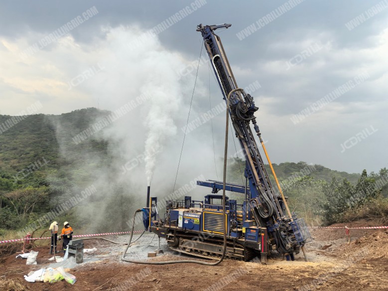 The application of reverse circulation (RC) drilling machines with automatic rod exchanging systems in African mining fields