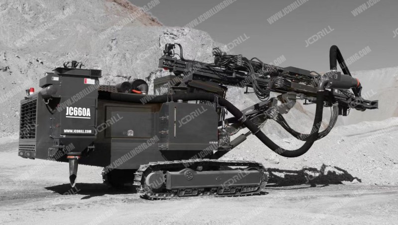 JCDRILL JC660A Integrated DTH Rock Blasting Drill Rig