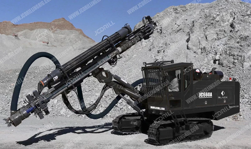 JCDRILL JC660A Integrated DTH Rock Blasting Drill Rig