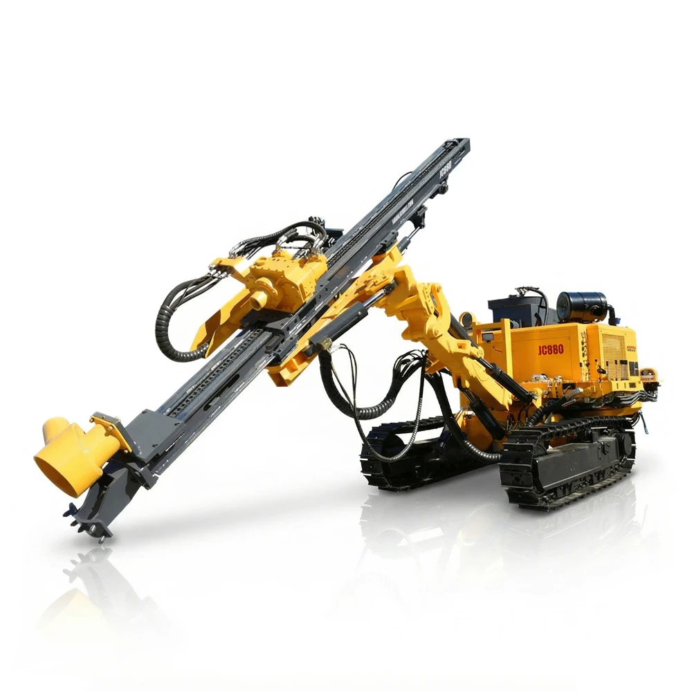 JC880 Down the Hole Fully Hydraulic Rock Blasting Pneumatic Drilling Rig