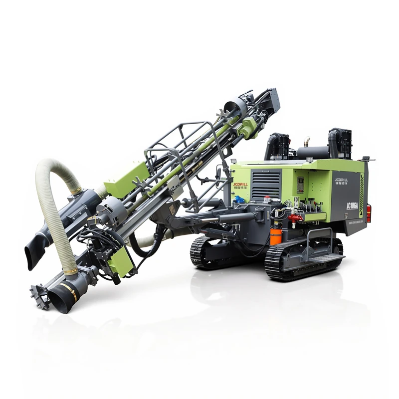 JC106A DTH Rock Blasting Drilling Rig with Air Compressor Integrated