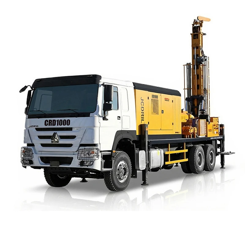 CRD1000 Truck Mounted Multifunctional RC DTH Auger Wireline Diamond Core Drilling Rig