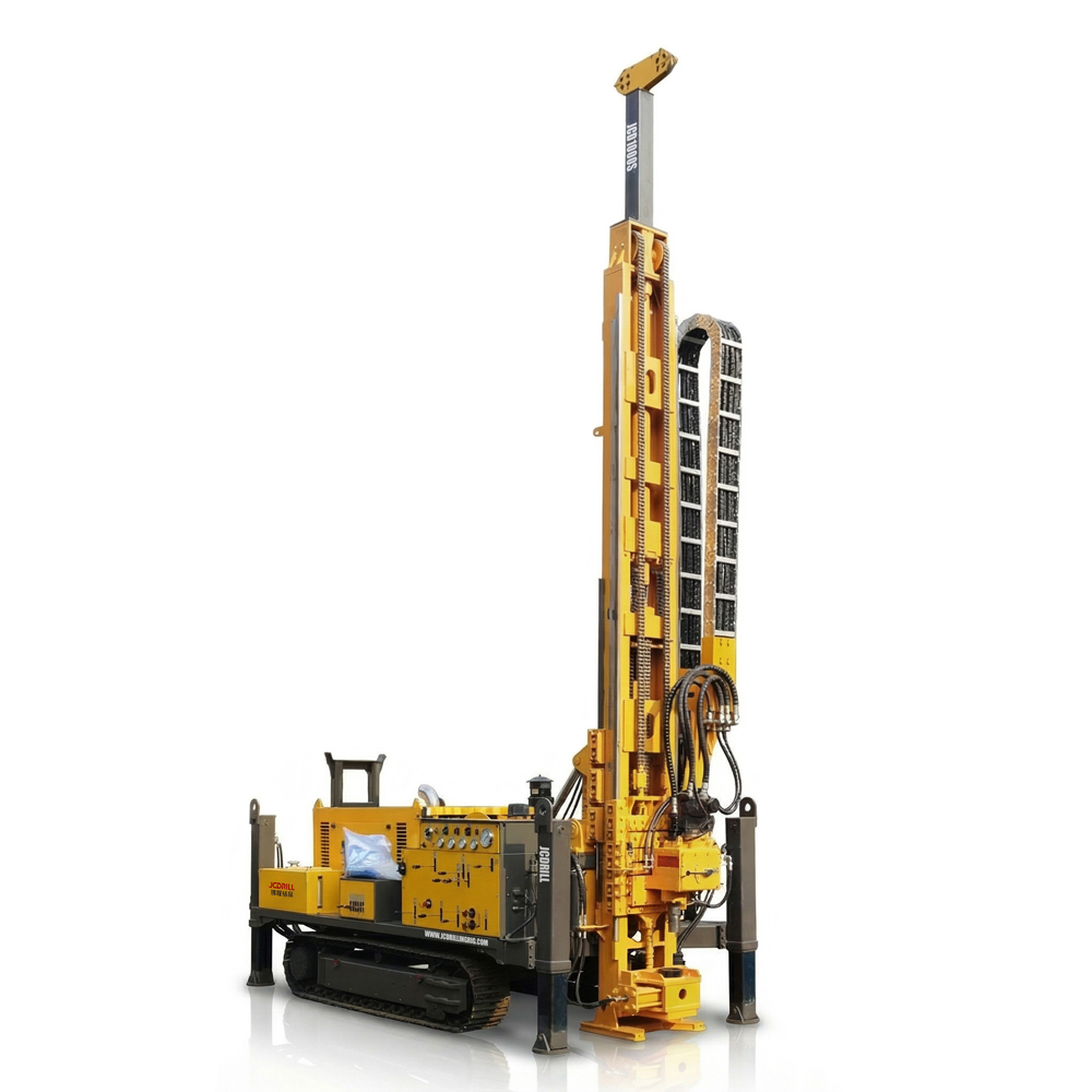 Easy Torque Rig JCD1000S Crawler High-Torque Hydraulic System Diamond Core Drilling Rig ...