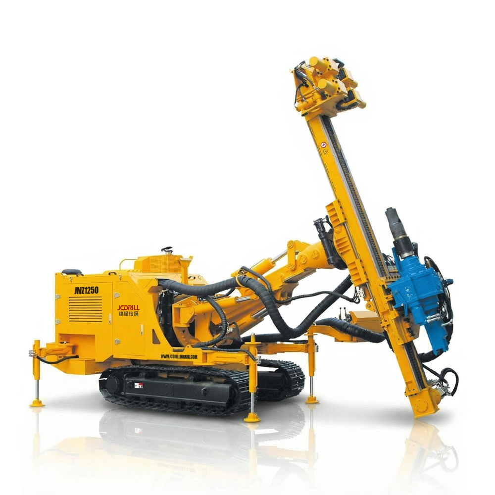 Small Process Pipework Rig JMZ1250 Compact Full Hydraulic Anchor Drilling Rig for Small Tunnel and ...