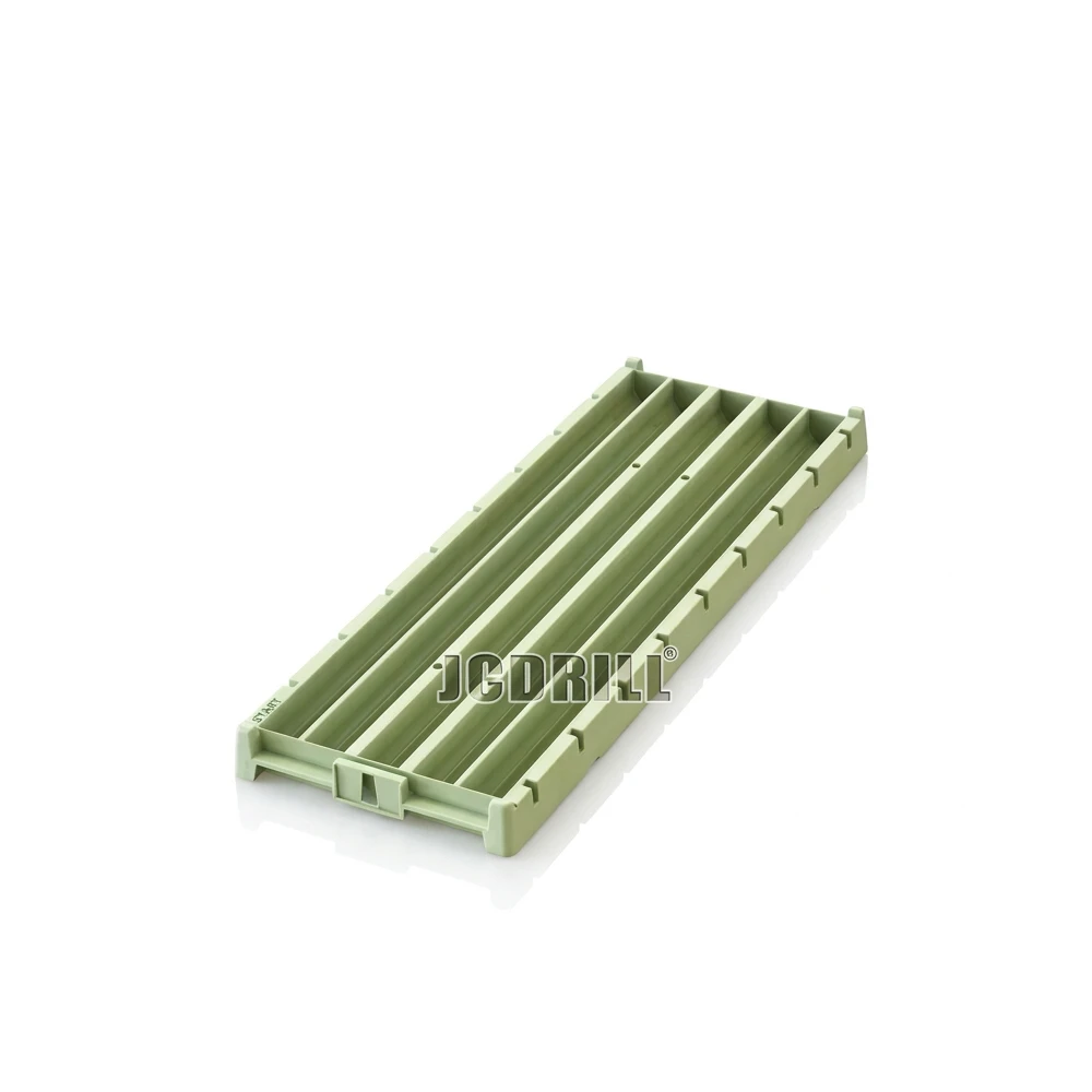 HQ Size Plastic Drilling Core Box with Cover for Gold Mining Ore and Coal Mining Core Tray NQ BQ PQ