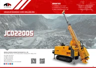 JCD2200S Crawler High-Torque Geological Diamond Core Drilling Rig for Deep Exploration Catalog