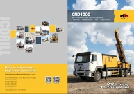 CRD1000 Truck Mounted Multifunctional RC DTH Auger Wireline Diamond Core Drilling Rig