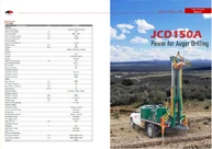 JCD150A Pickup Auger Drilling Rig Truck-Mounted Shallow Drilling Machine for Soil Sampling and Water