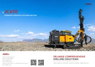 JC650 CRAWLER HYDRAULIC DTH DRILLING RIG